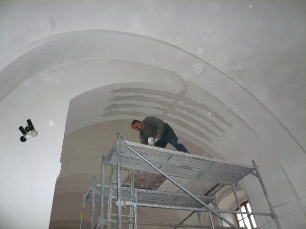 Zajištění statiky kostela - 10.11.2007