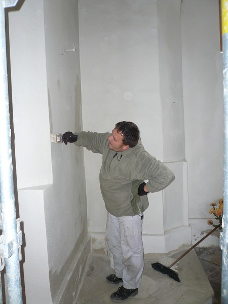 Zajištění statiky kostela - 10.11.2007
