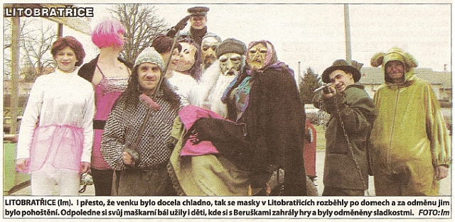 Masopust v Litobratřicích 2013 – Znojemský týden, 11.2.2013