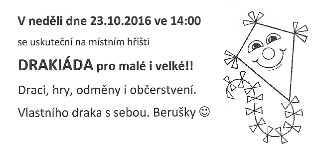 Pozvnka na Litobratickou drakidu 23. 10. 2016