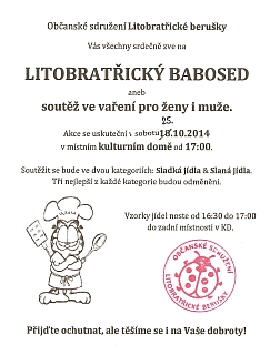 Pozvánka na Litobratřický babosed 25. 10. 2014