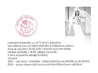 Pozvnka na Mdn pehldku & Fotbalovou zbavu v Litobraticch 20. 9. 2014