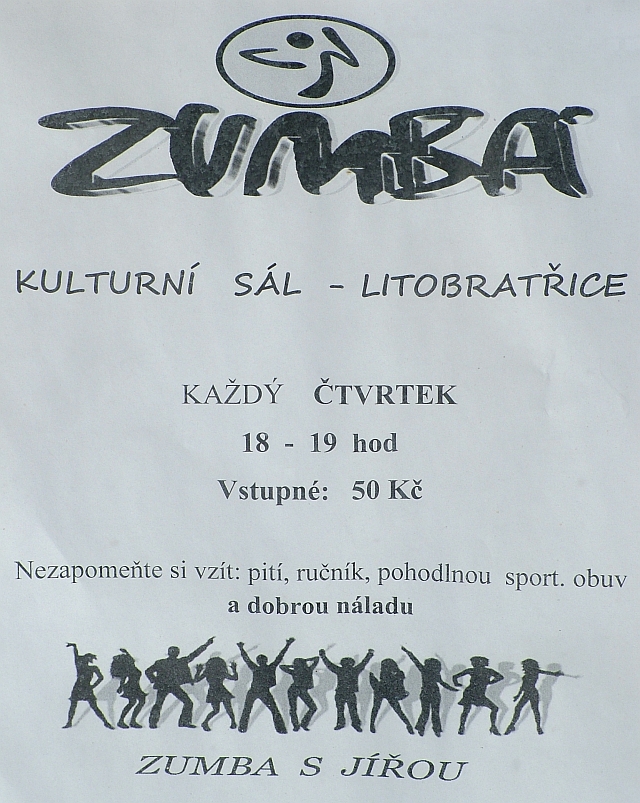 Pozvánka na Zumbu Pozvánka na Zumbu